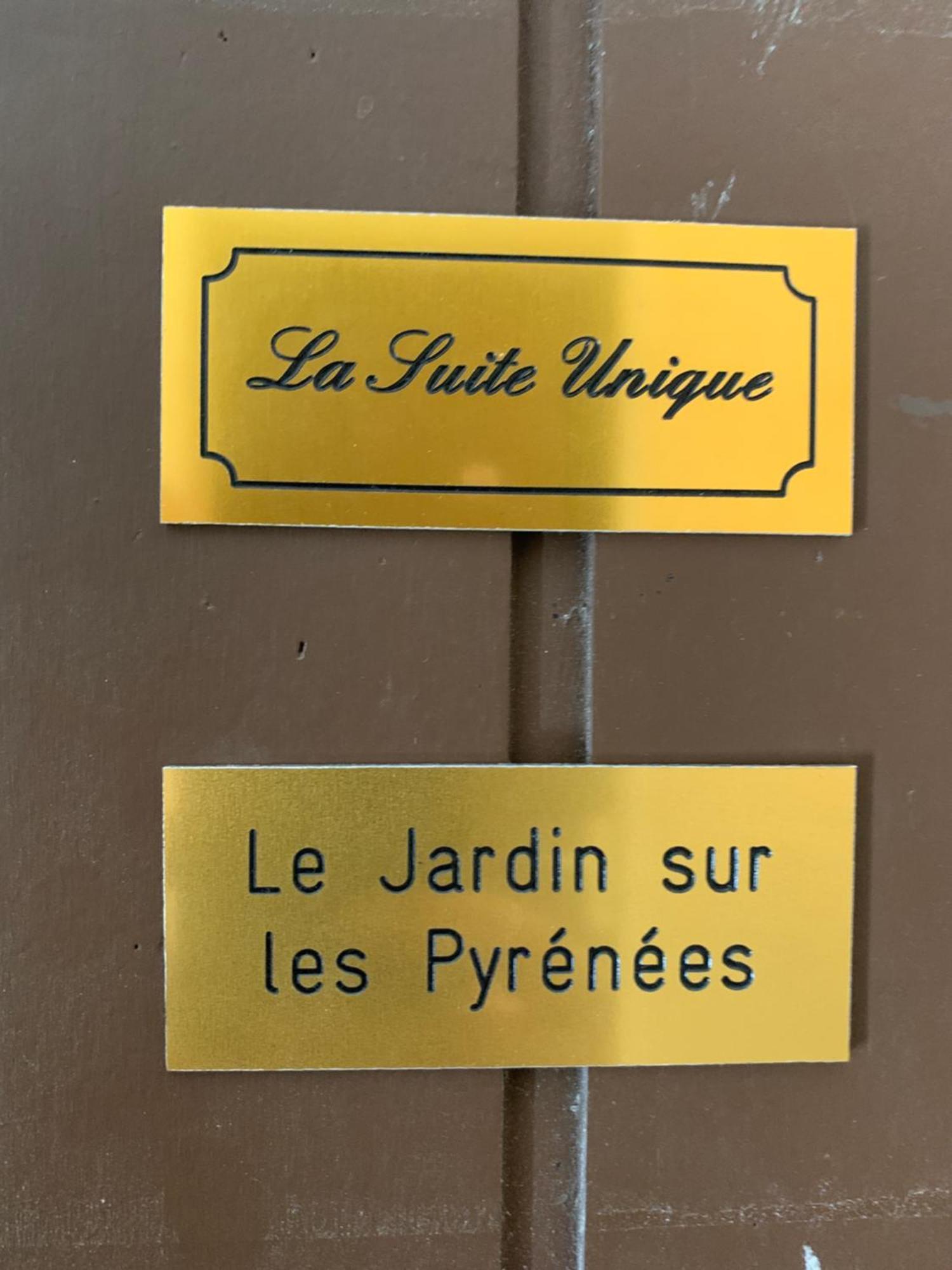 La Suite Unique - Le Jardin Sur Les Pyrenees- Vue Panoramique Montagne -Jardin Cloture Prive De 100M2-Parking-Linge De Lit Et Serviettes Compris- Bielle Luaran gambar